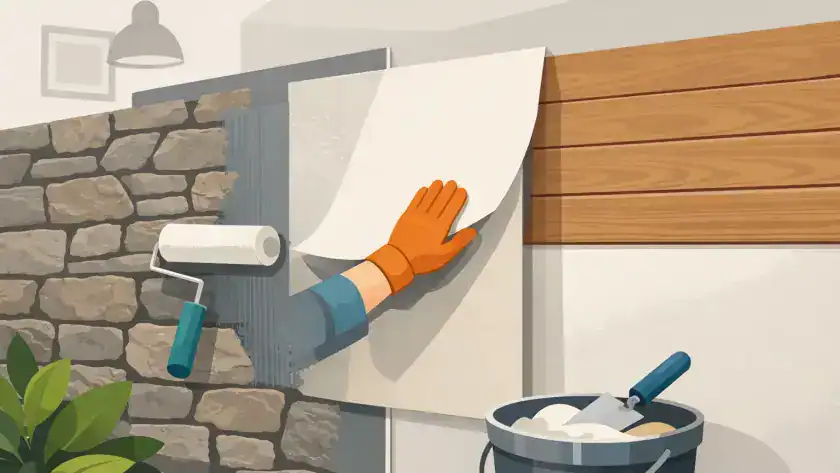 How to Cover a Stone Wall Properly