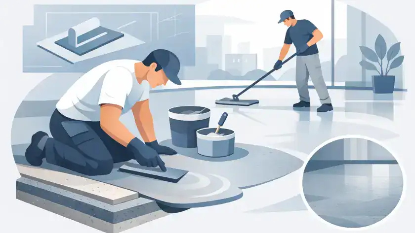 How to Lay a Microcement Floor Properly