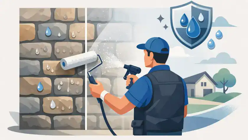 How to Waterproof Stone Walls Properly