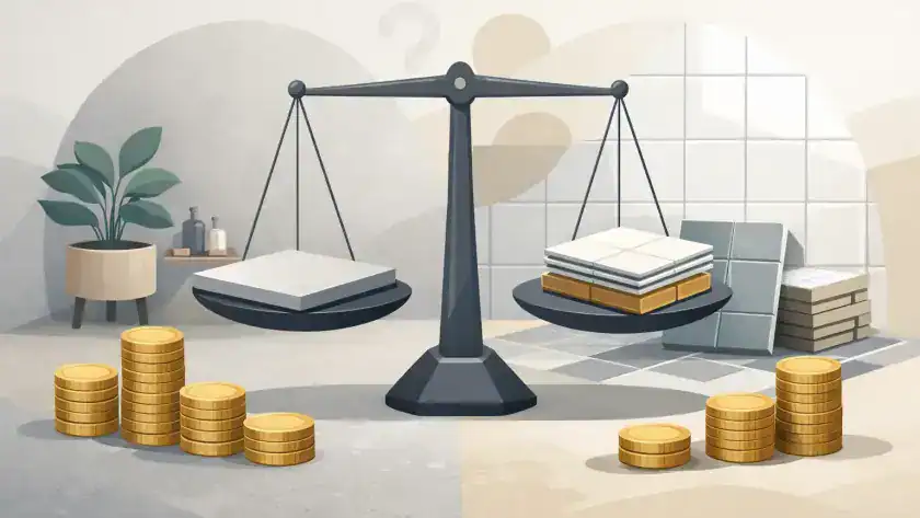 Is Microcement More Expensive Than Tiles?